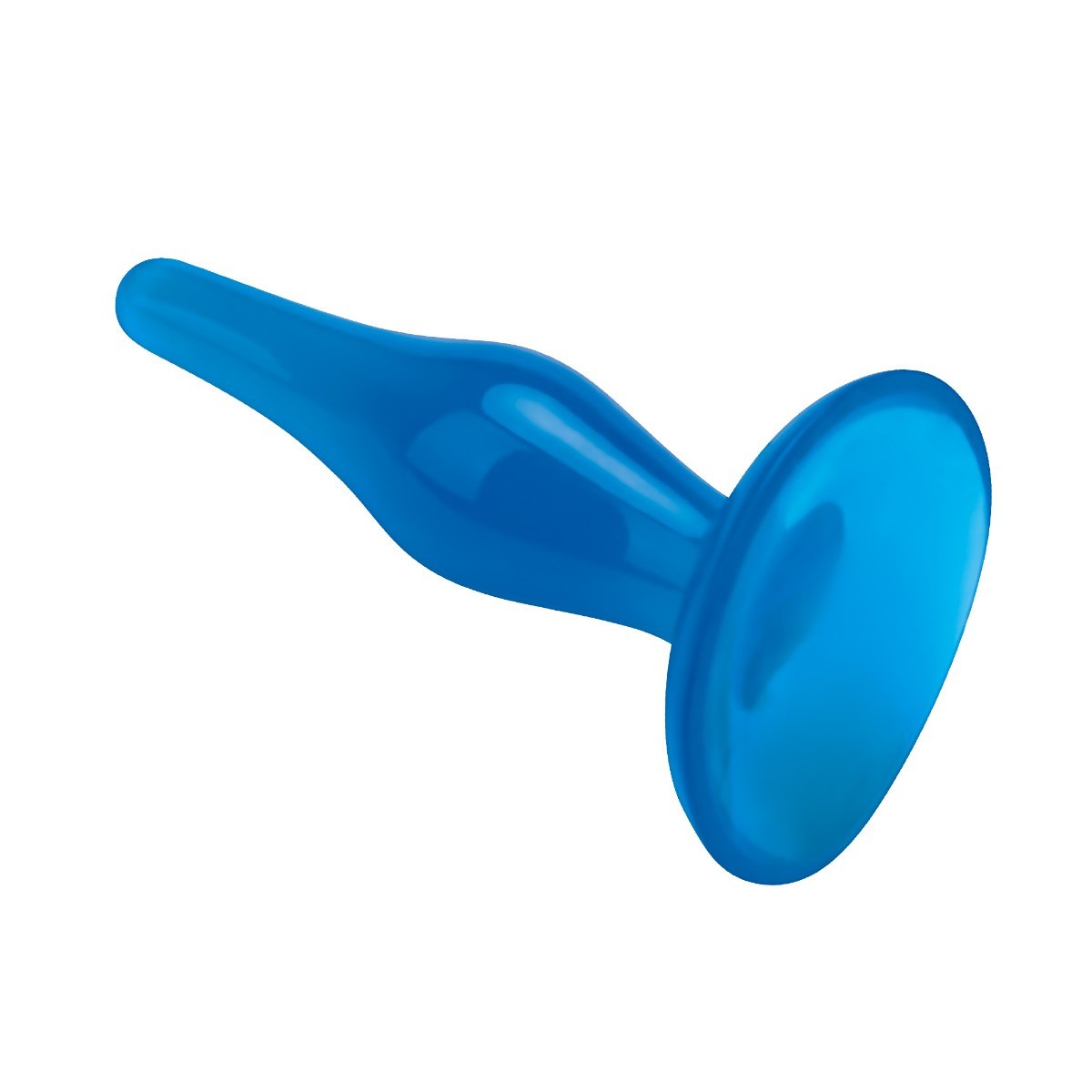 Blue Line Easy Insertion Anal Butt Plug 4.75in BDSM Fetish Body Safe P-Spot