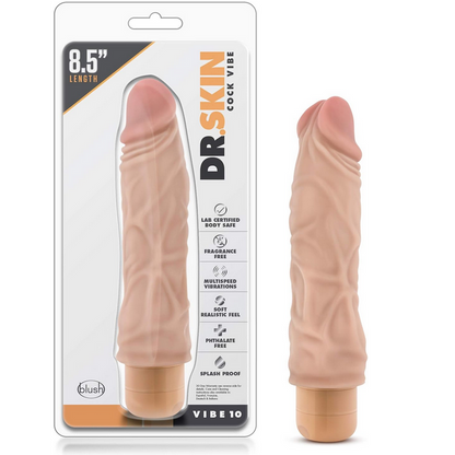 Dr. Skin cock vibe with packaging on a white background