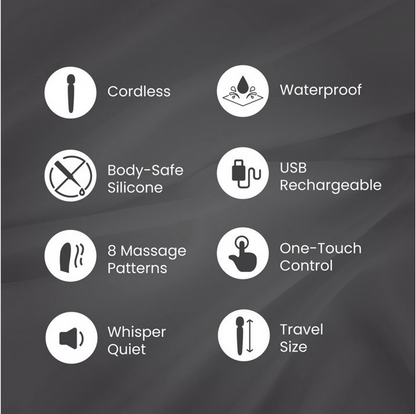 List of features on a dark background