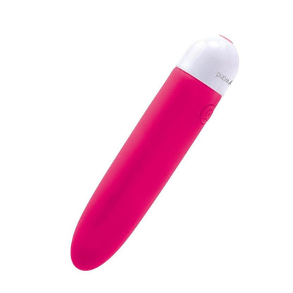 Pink and white electronic device on a white background