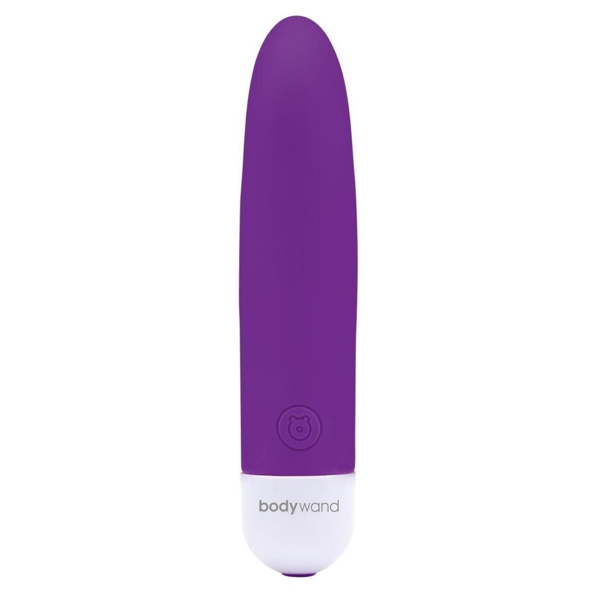 Purple and white 'bodywand' device on a white background