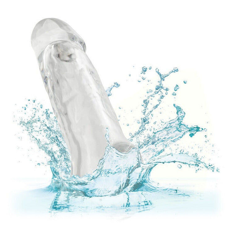 CalExotics Performance Maxx Clear Extension 7.5 Inch Thick Girthy Cock Sleeve