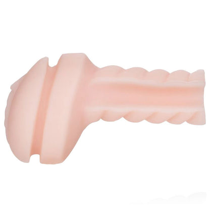 California Exotic Apollo Alpha Stroker 2 Rechargeable Blue Male Masturbator on a white background