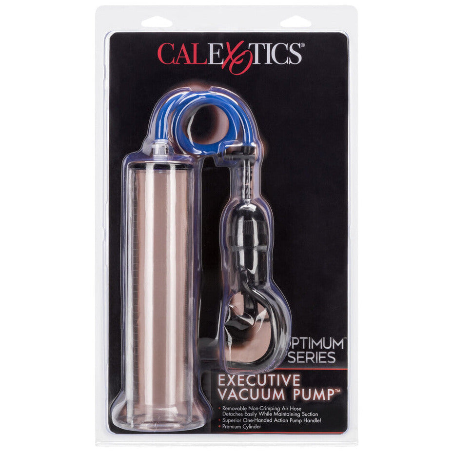 Executive vacuum pump in packaging with Calexotics branding