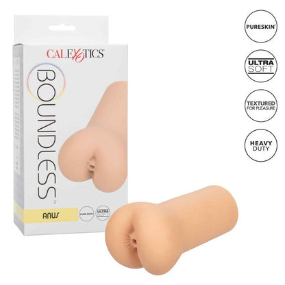 Sexual product packaging with 'Boundless' branding on a white background