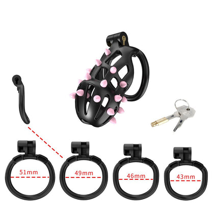 Cellmate FlexiSpike Size 2 Male Vented Chastity Cage Bondage BDSM Fetish Sissy