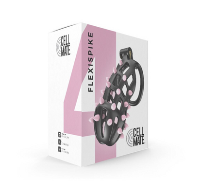 Cellmate FlexiSpike Size 4 Male Vented Chastity Cage Bondage BDSM Fetish Sissy