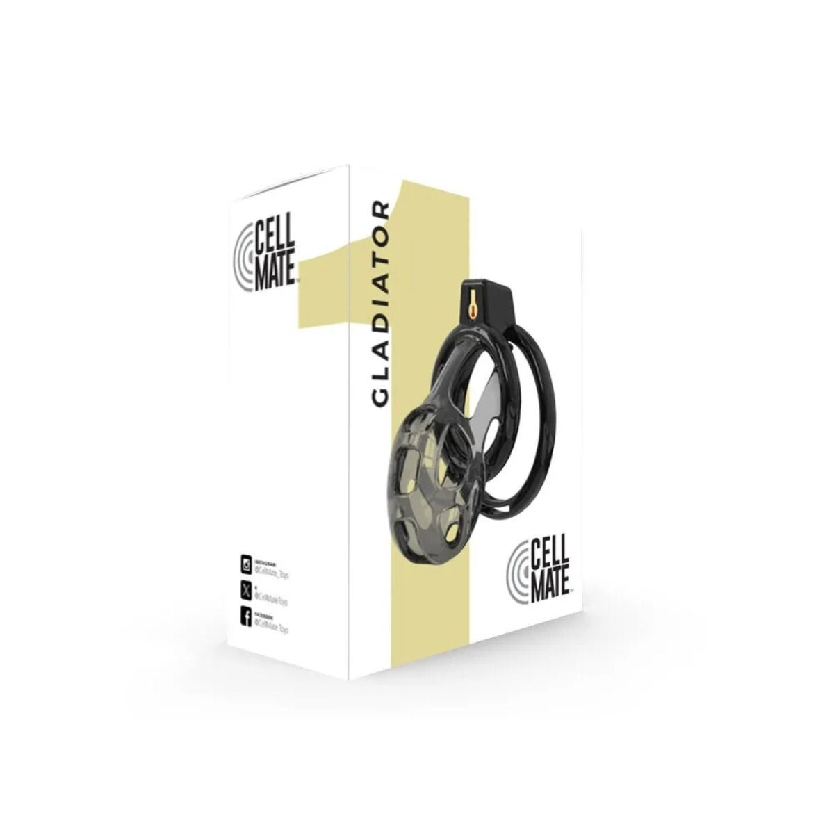 Box of Cell Mate Gladiator product on a white background