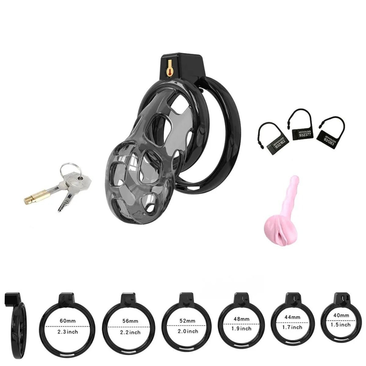 Cellmate Gladiator Soft Size 2 Male Vented Chastity Cage Bondage Fetish Sissy