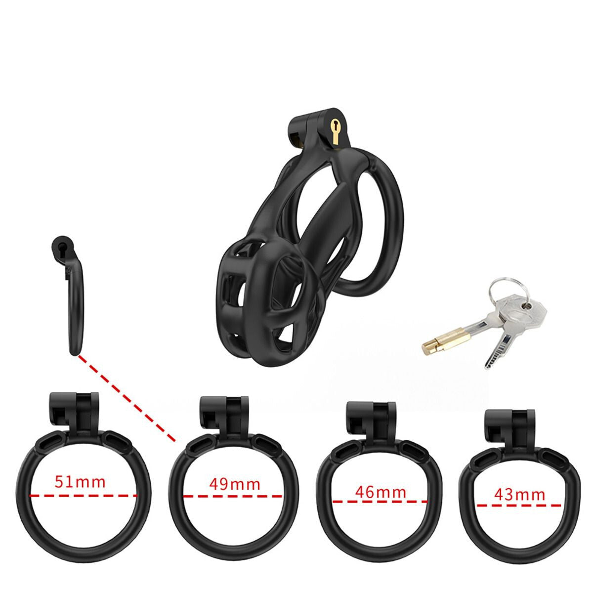 Cellmate Guardian Size 2 Male Vented Chastity Cage Bondage BDSM Fetish Sissy