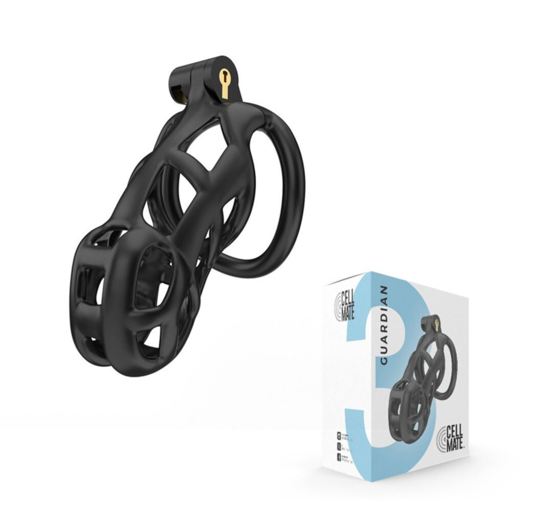 Cellmate Guardian Size 3 Male Vented Chastity Cage Bondage BDSM Fetish Sissy