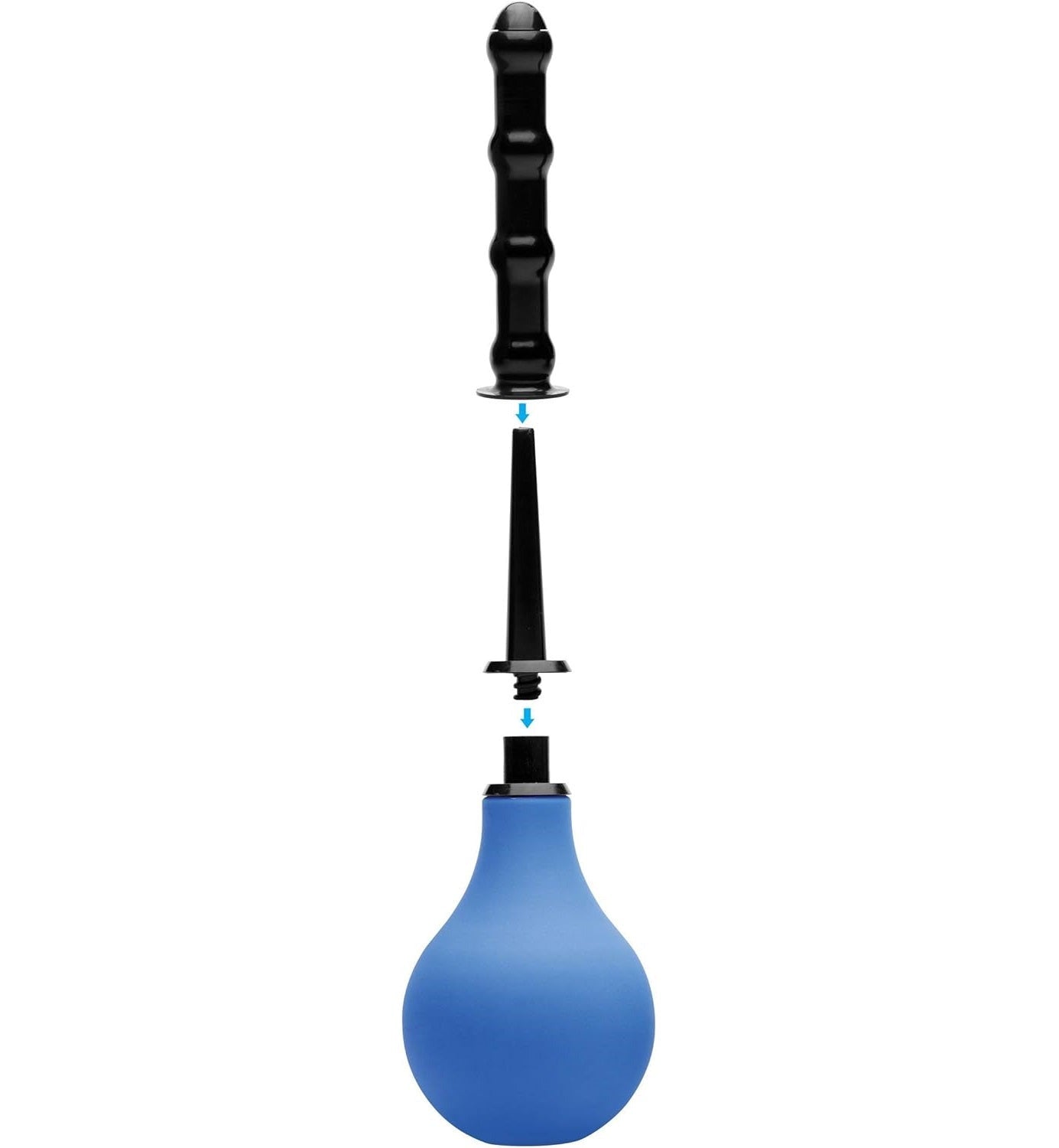 Clean Stream Premium One-Way Valve Anal Douche Enema Set 225ml Capacity