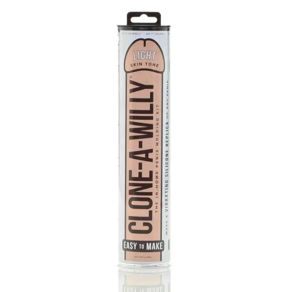 Clone-A-Willy product packaging on a white background