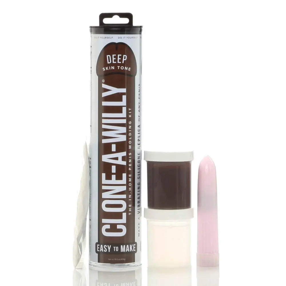 Clone-A-Willy product packaging with a stick and applicator on a white background