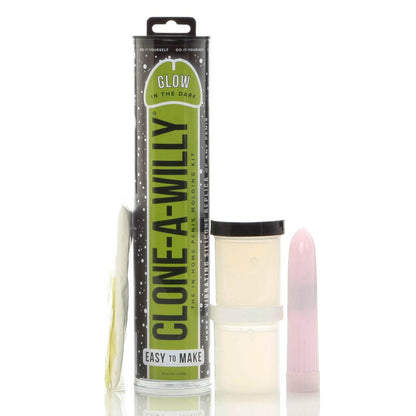 Clone-A-Willy product with packaging on a white background