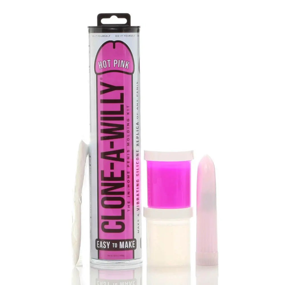 Clone-A-Willy product with packaging on a white background