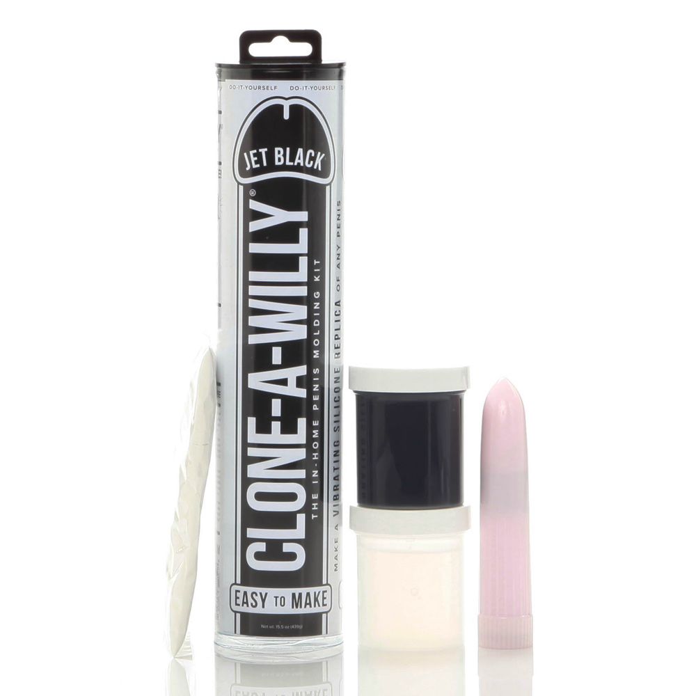 Clone-A-Willy product with packaging on a white background