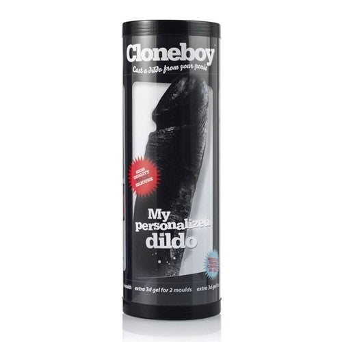 Cloneboy product packaging with black and white design on a white background