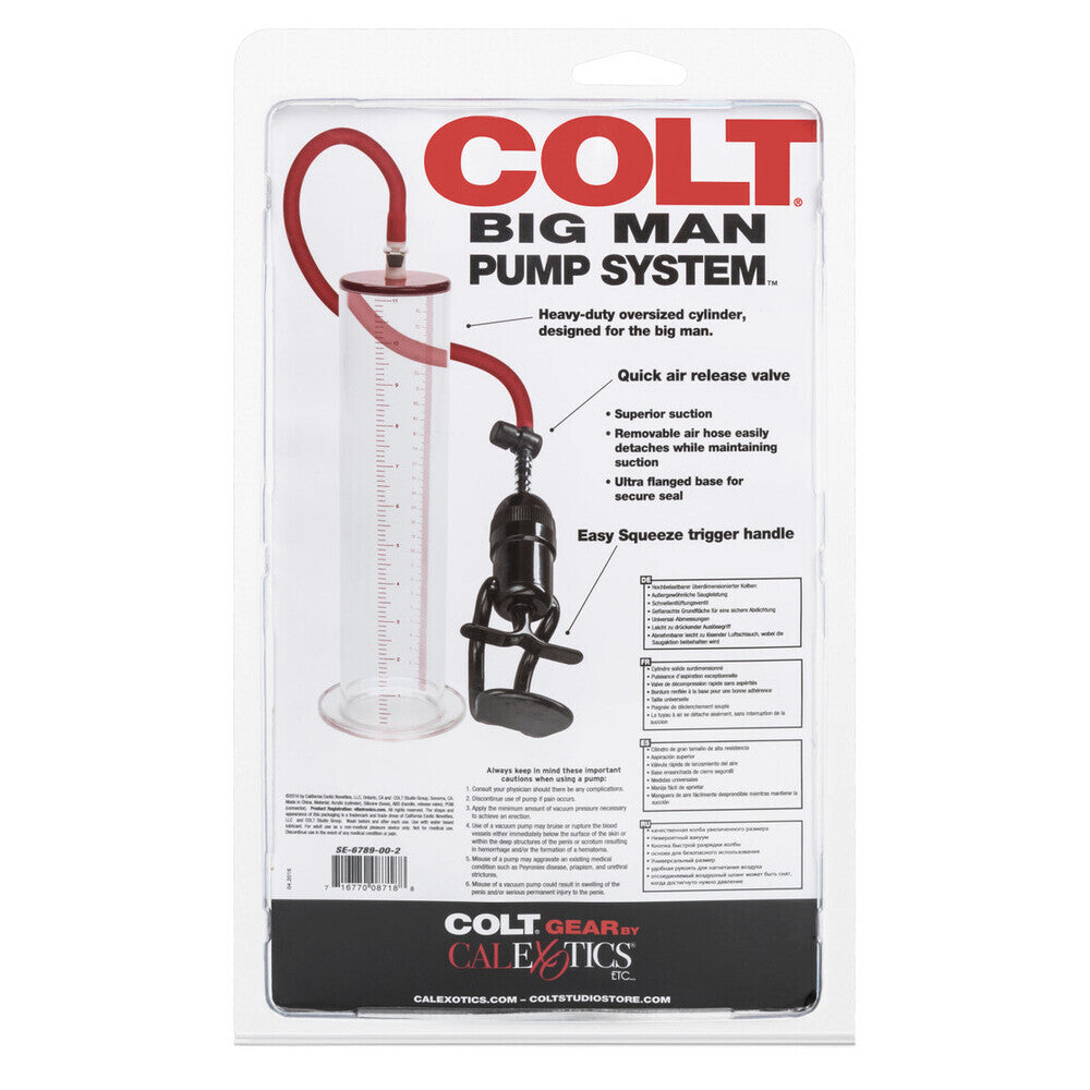 Packaged COLT Big Man Pump System on a white background