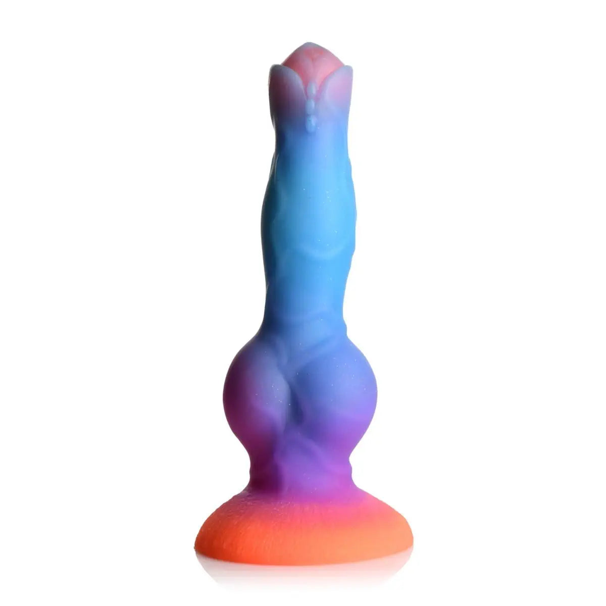 Creature Cocks Glow in the Dark Silicone Alien Space Cock Roleplay Suction Dildo