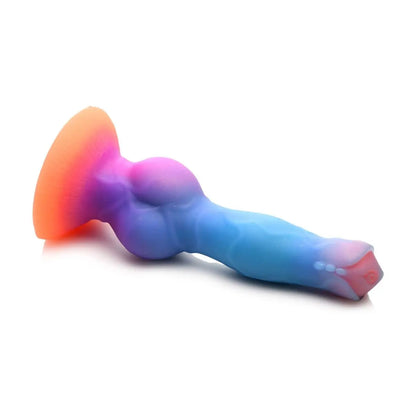 Creature Cocks Glow in the Dark Silicone Alien Space Cock Roleplay Suction Dildo
