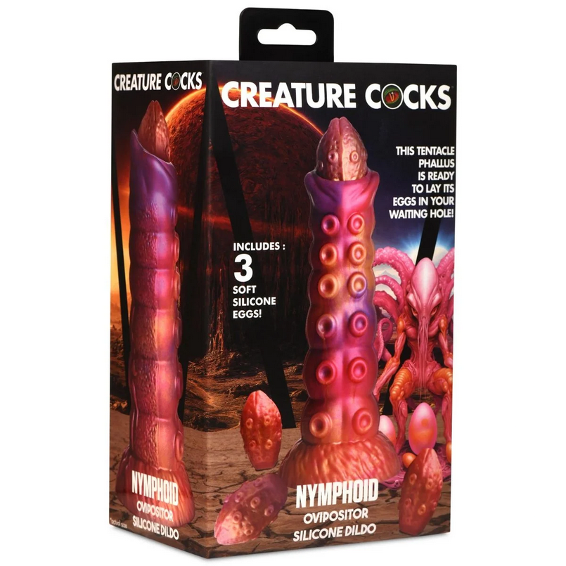 Box of 'Creature Cocks' product with a fantasy design on a white background