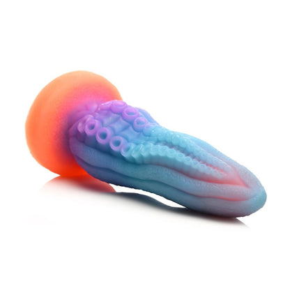 Colorful silicone product on a white background