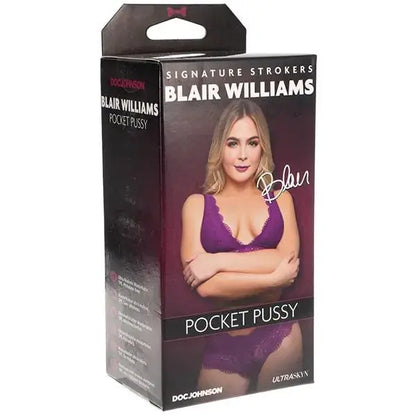 Doc Johnson Signature Strokers Blair Williams Pocket Pussy Male Masturbator UltraSkyn