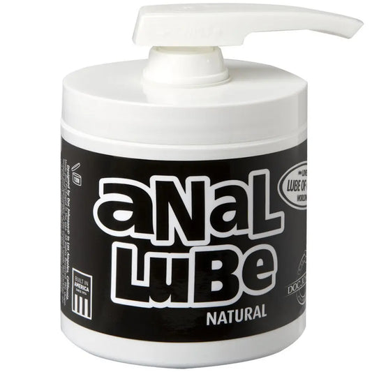 Doc Johnson Anal Lube Natural Lubricant Pump Dispenser 4.75oz
