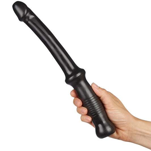Doc Johnson Classic Anal Push 12.5 Inch Wand Dildo Flexible Probe Baton Handle