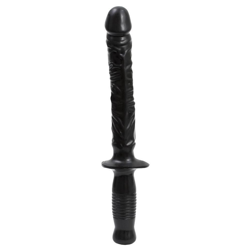 Doc Johnson Classic The Man Handler 10 Inch Veined Realistic Cock Dildo Handle