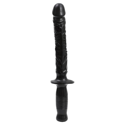 Doc Johnson Classic The Man Handler 10 Inch Veined Realistic Cock Dildo Handle