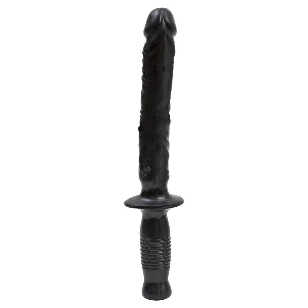 Doc Johnson Classic The Man Handler 10 Inch Veined Realistic Cock Dildo Handle