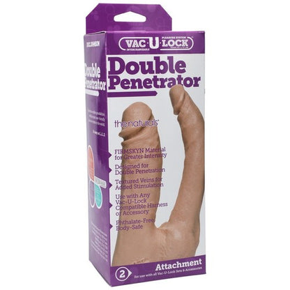 Vac-U-Lock Double Penetrator packaging on a white background