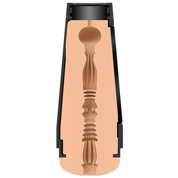 Internal Texture of masturbator on white background