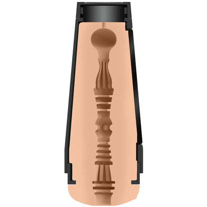 Masturbator with a black case on a white background