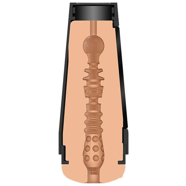 masturbator with a black case on a white background
