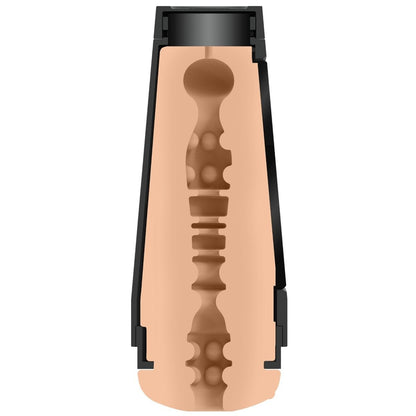 Masturbator with black case on a white background