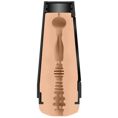 Masturbator with a black case on a white background