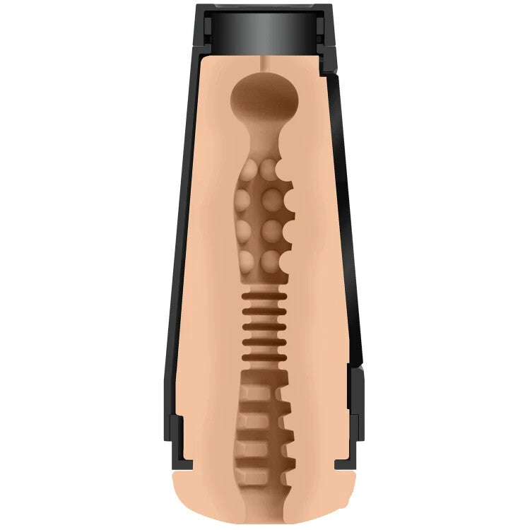 masturbator with textured design on a white background