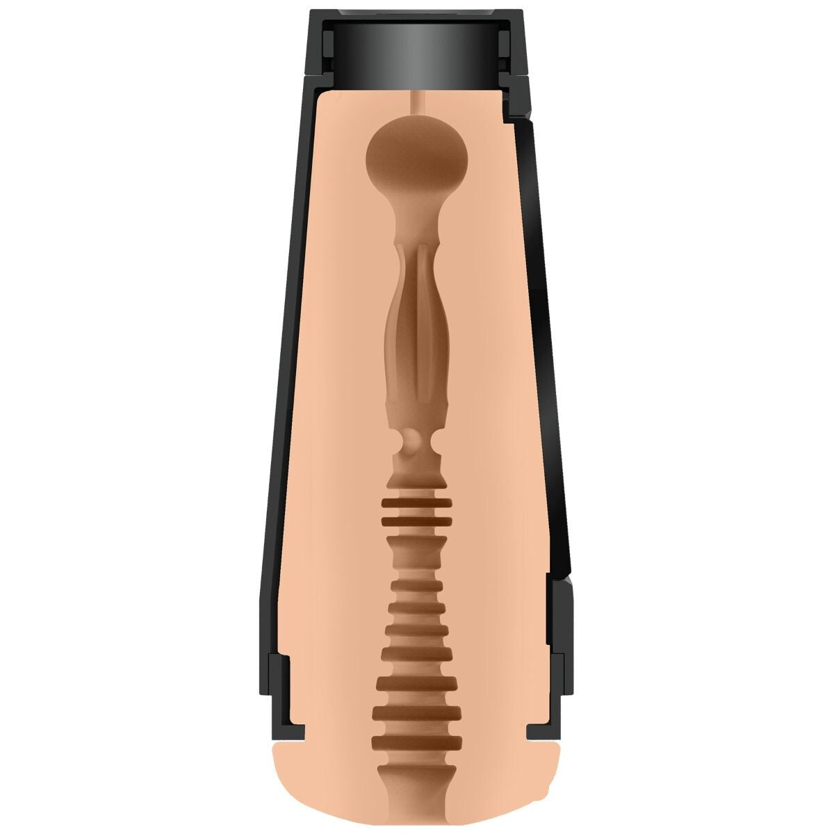 masturbator with a black case on a white background