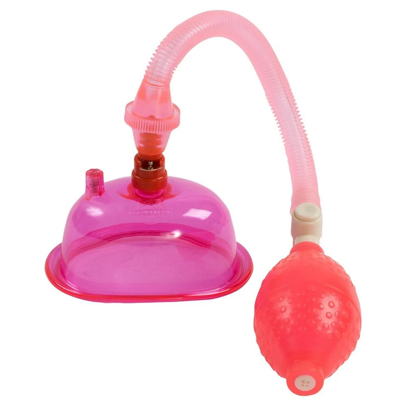 Doc Johnson Pussy Vagina Clitoris Labia Suction Pump Cup Pink