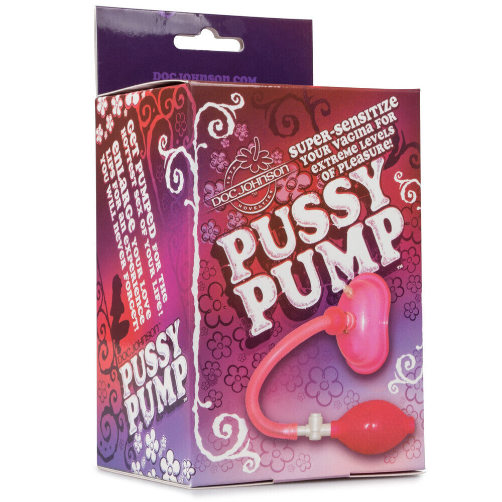 Doc Johnson Pussy Vagina Clitoris Labia Suction Pump Cup Pink