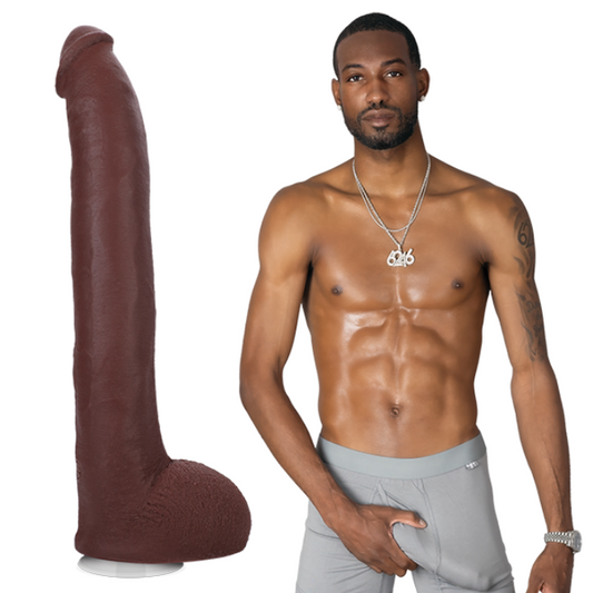 Doc Johnson Signature Cocks Hollywood Cash Ultraskyn Vac-U-Lock 11 Inch Dildo