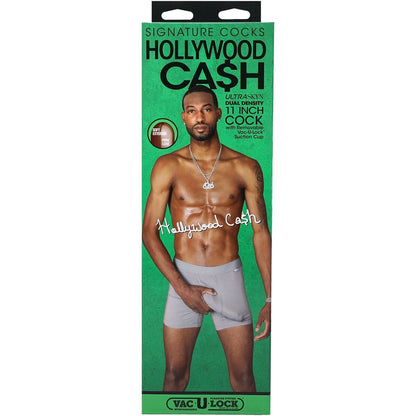 Doc Johnson Signature Cocks Hollywood Cash Ultraskyn Vac-U-Lock 11 Inch Dildo