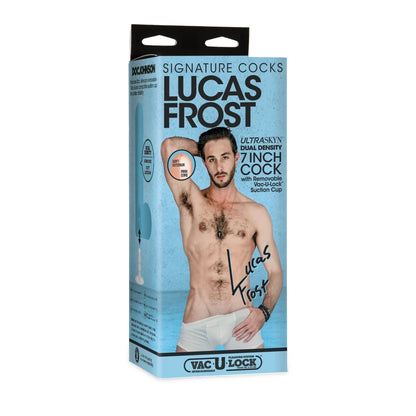 Doc Johnson Signature Cocks Lucas Frost Ultraskyn Vac-U-Lock Suction Cup Dildo