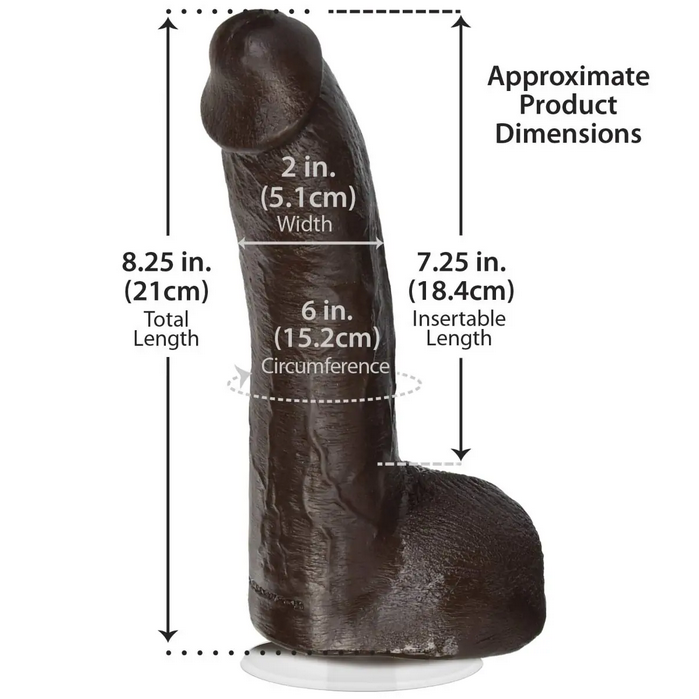 Doc Johnson Signature Cocks Mr Marcus Firmskyn Vac-U-Lock Suction Cup Dildo Dong