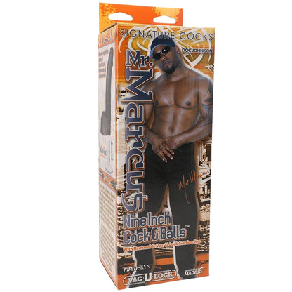 Product packaging featuring a model wearing sunglasses and a cap with branding and product details.