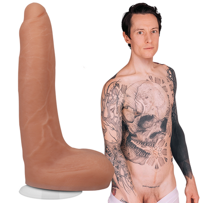 Doc Johnson Signature Cocks Owen Gray 9" Silicone Vac-U-Lock Suction Cup Dildo