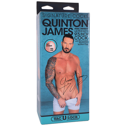 Doc Johnson Signature Cocks Quinton James Ultraskyn Vac-U-Lock Suction Cup Dildo